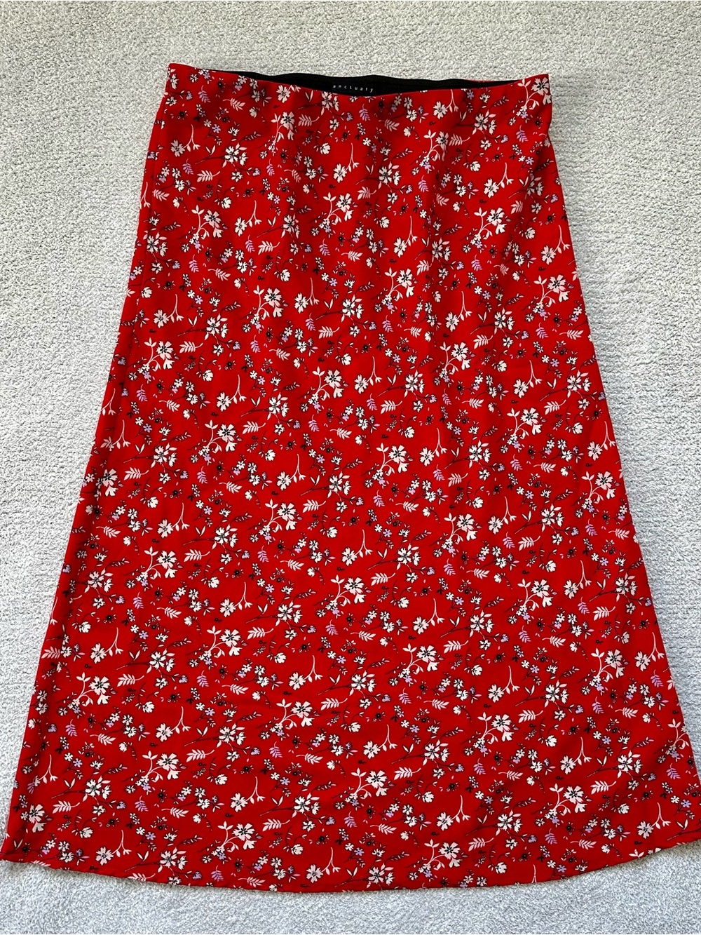 Sanctuary Red Floral A-Line Skirt